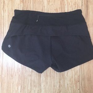 Black lulu lemon shorts